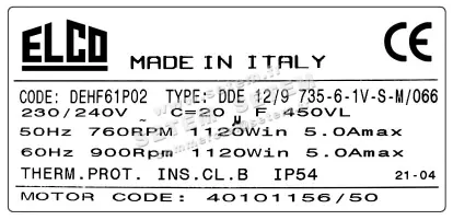 1519005538-VENTILATEUR ELCOMOTEUR DDE12/9 735W 6P M230V 1V 40101156/50 +PI *DEHF61P02* 3