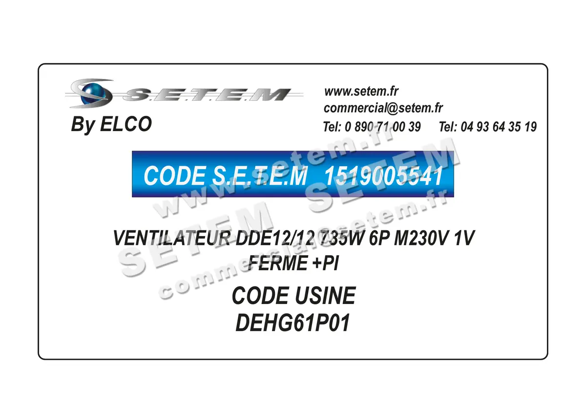 1519005541-VENTILATEUR ELCOMOTEUR DDE12/12 735W 6P M230V 1V FERME +PI *DEHG61P01*