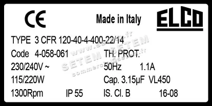 1519006005-VENTILATEUR ELCOMOTEUR 3CFR120.40.4.400.22/14 *4058061* 4