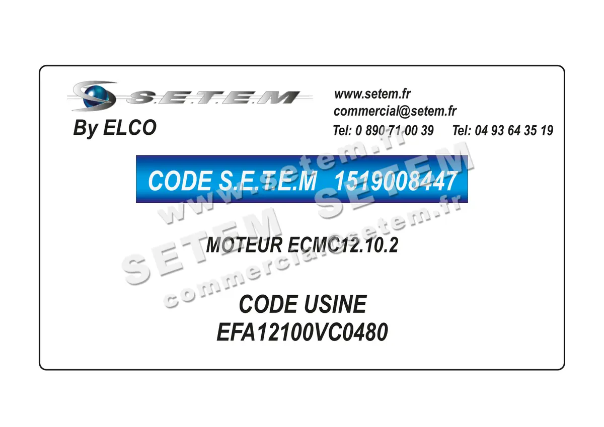1519008447-MOTEUR ELCOMOTEUR ECMC12.10.2 *EFA12100VC0480* 3