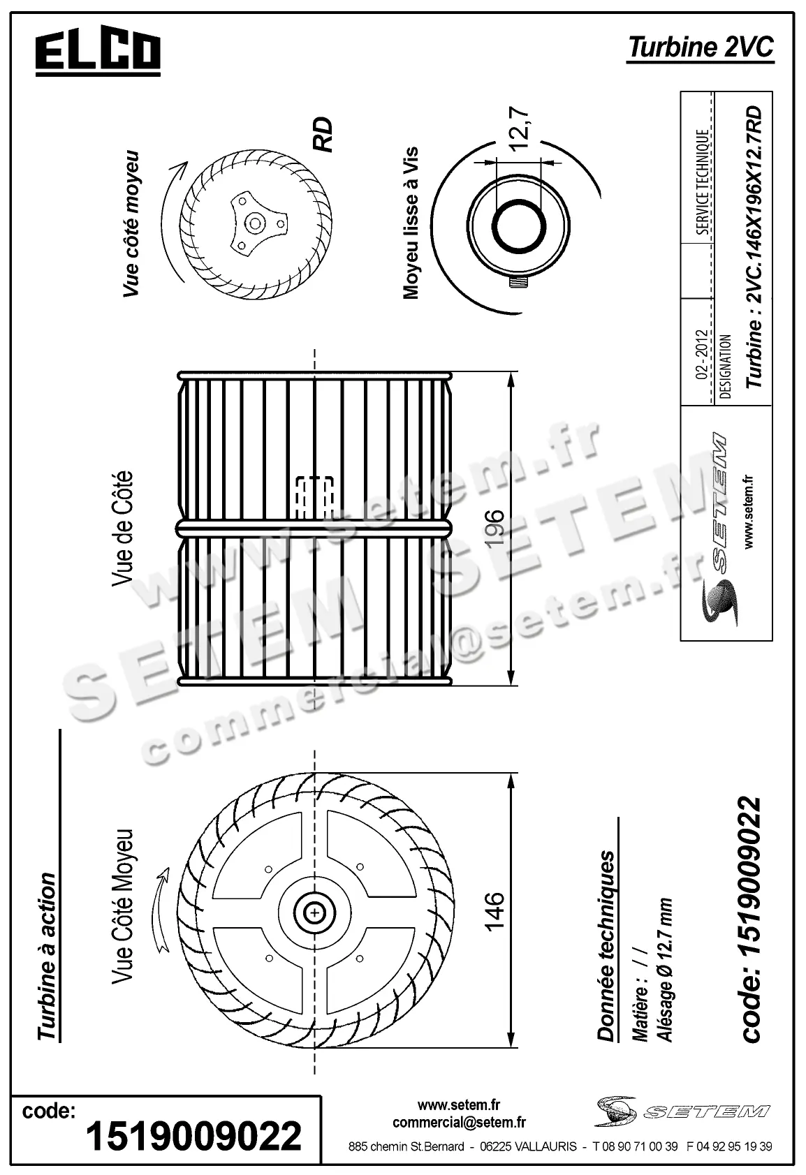 1519009022-TURBINE ELCOMOTEUR 2VC.146X196X12.7RD 2
