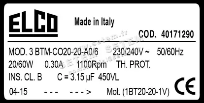 1519009910-GMV ELCOMOTEUR 3BTM.CO.20.20.A.0/6 *40171290* 3