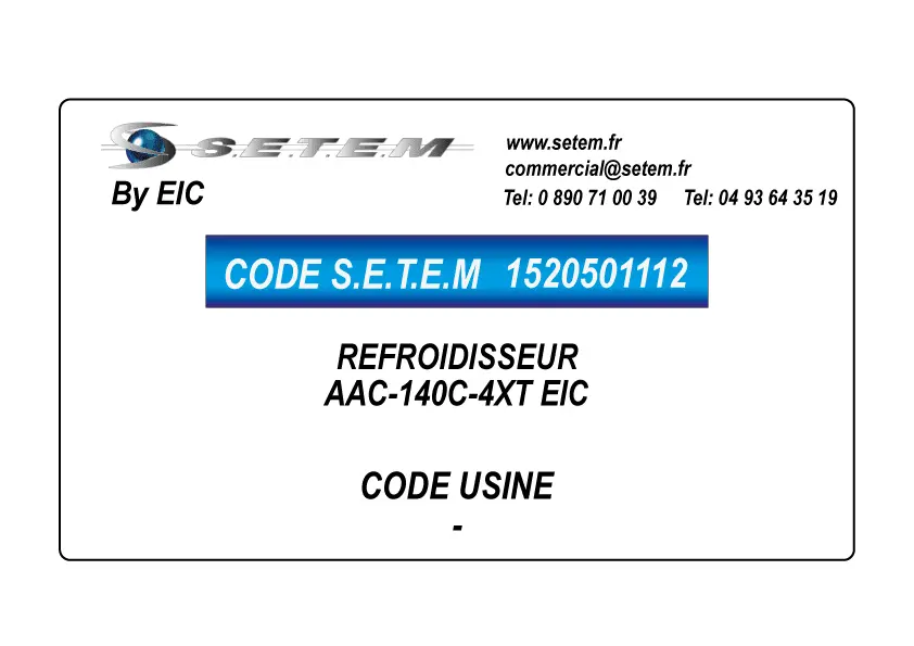 1520501112-REFROIDISSEUR AAC-140C-4XT EIC