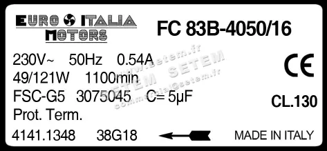 1539000007-GMV EUROMOTORS FC83B-4050/16 "3075045" *4141.1348* 7
