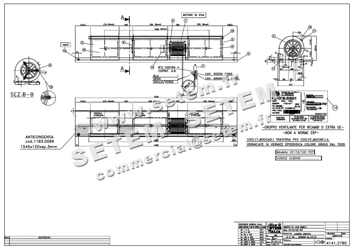 1539000020-GMV EUROMOTORS FC121B-5090/1 *4141.2780* 6