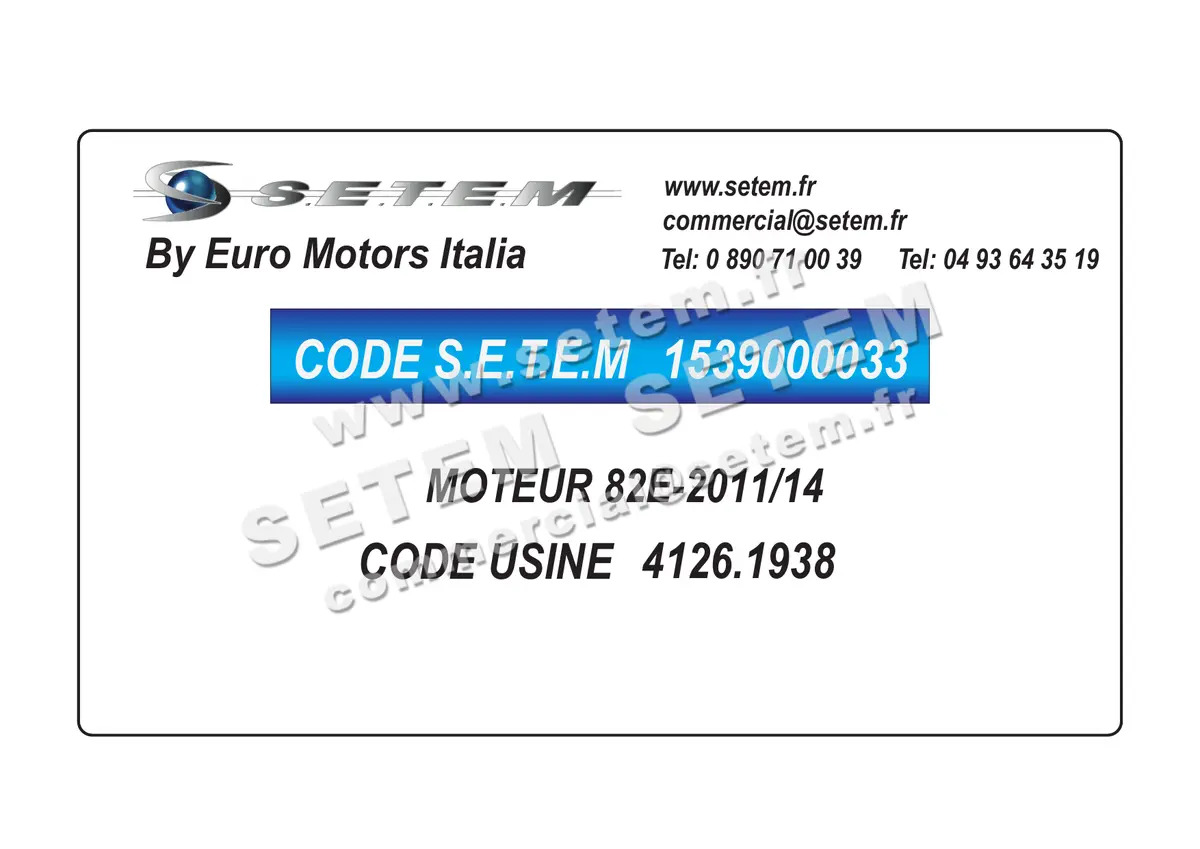 1539000033-MOTEUR EUROMOTORS 82E-2011/14 *4126.1938* 2