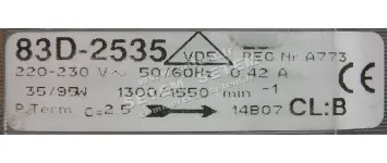 1539000046-MOTEUR EUROMOTORS 83D-2535/10 *4121.0046* 5