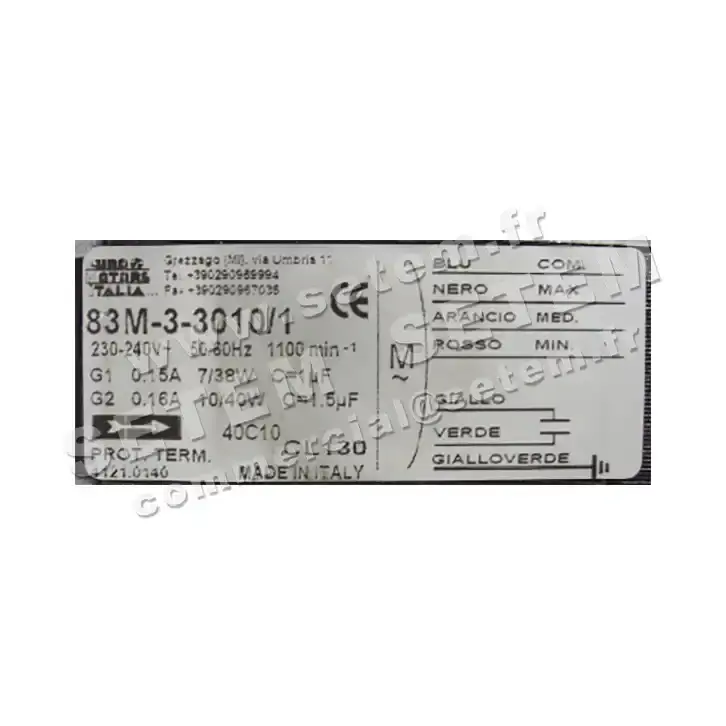 1539000140-MOTEUR EUROMOTORS 83M-3-3010/1 *4121.0140* 3