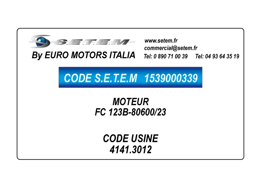 1539000339-MOTEUR EURO MOTORS ITALIA FC 123B-80600/23 *4141.3012* 2