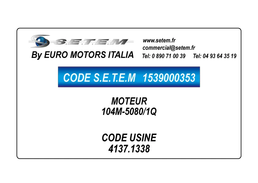 1539000353-MOTEUR EURO MOTORS ITALIA 104M-5080/1Q *4137.1338* 2