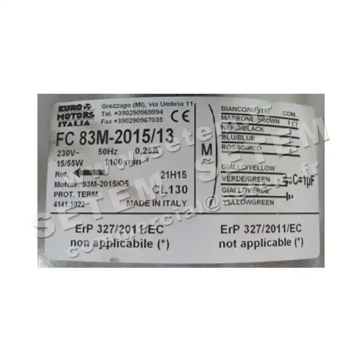 1539001022-VENTILATEUR EUROMOTORS FC83M-2015/13 *4141.1022* 5