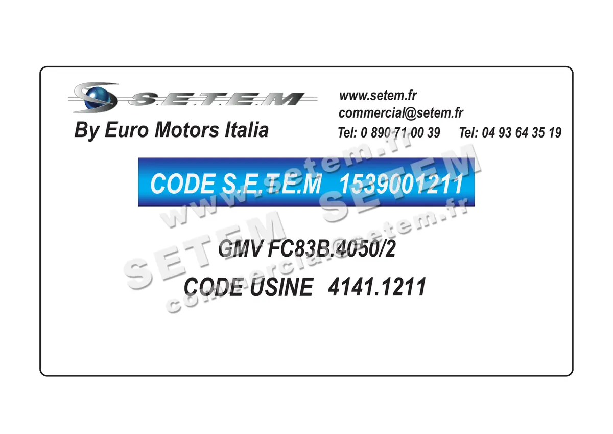 1539001211-GMV EUROMOTORS FC83B-4050/2 *4141.1211*