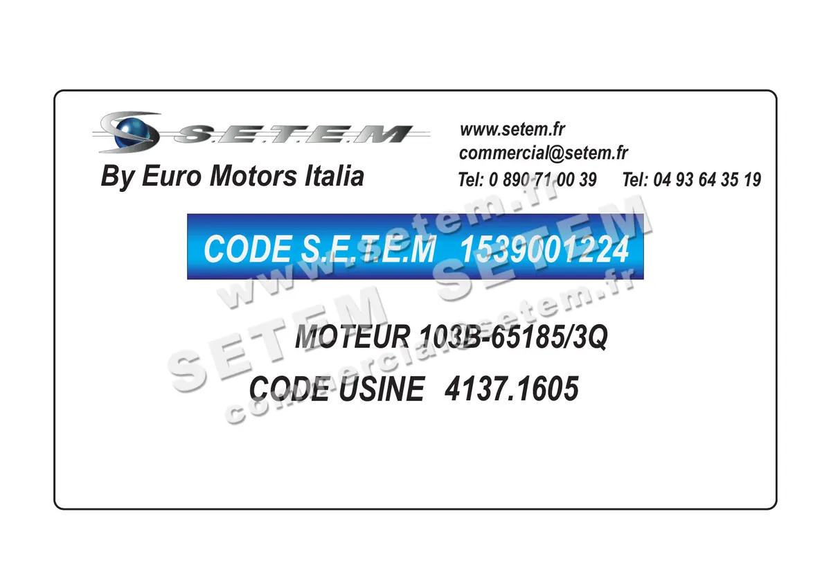 1539001224-MOTEUR EUROMOTORS 103B-65185/3Q *4137.1605* 2