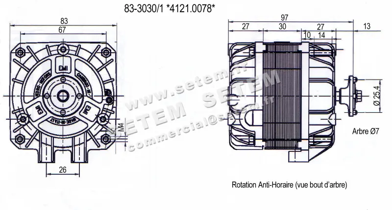 1539005007-MOTEUR EUROMOTORS 83.3030/1 *4121.0078* 4