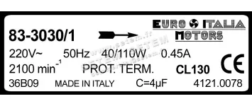 1539005007-MOTEUR EUROMOTORS 83.3030/1 *4121.0078* 5