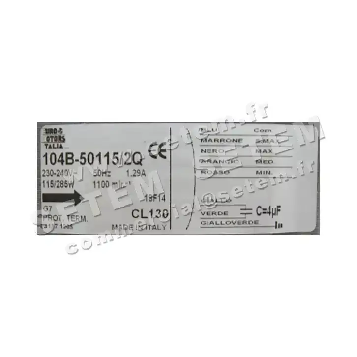 1539005050-MOTEUR EUROMOTORS 104B.50115/2Q *4137.1205* 5