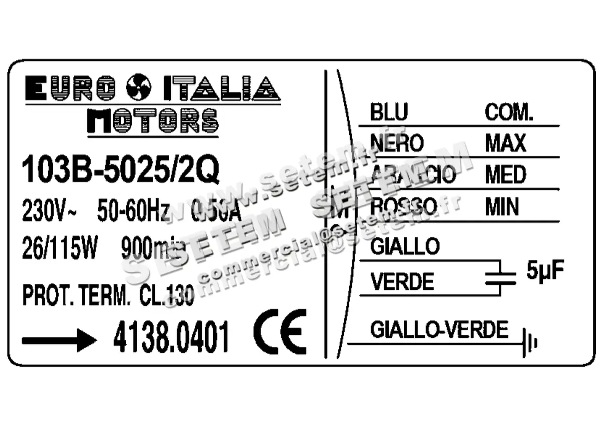 1539005238-MOTEUR EUROMOTORS 103B-5025/2Q *4138.0401* 2