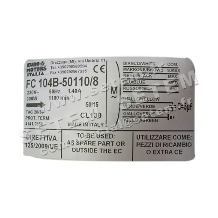 1539009010-GMV EUROMOTORS FC104B-50110/8 TAC20/30 *4141.2858* 3