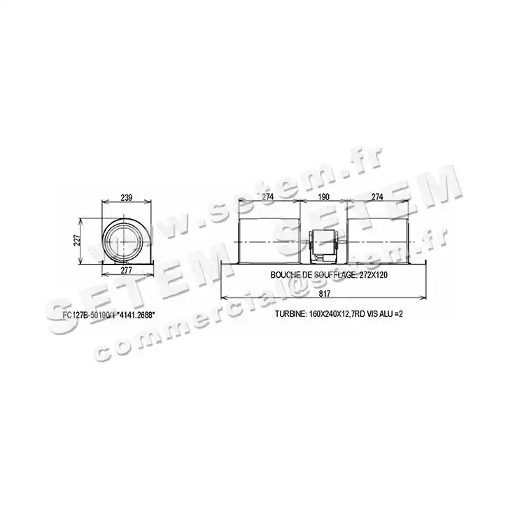 1539009108-GMV EUROMOTORS FC127B-50190/1 "H88340" *4141.2688* 2