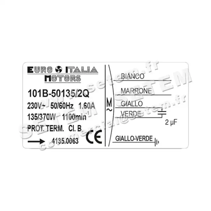 1539009861-MOTEUR EUROMOTORS 101B-50135/2Q *4135.0063* 2