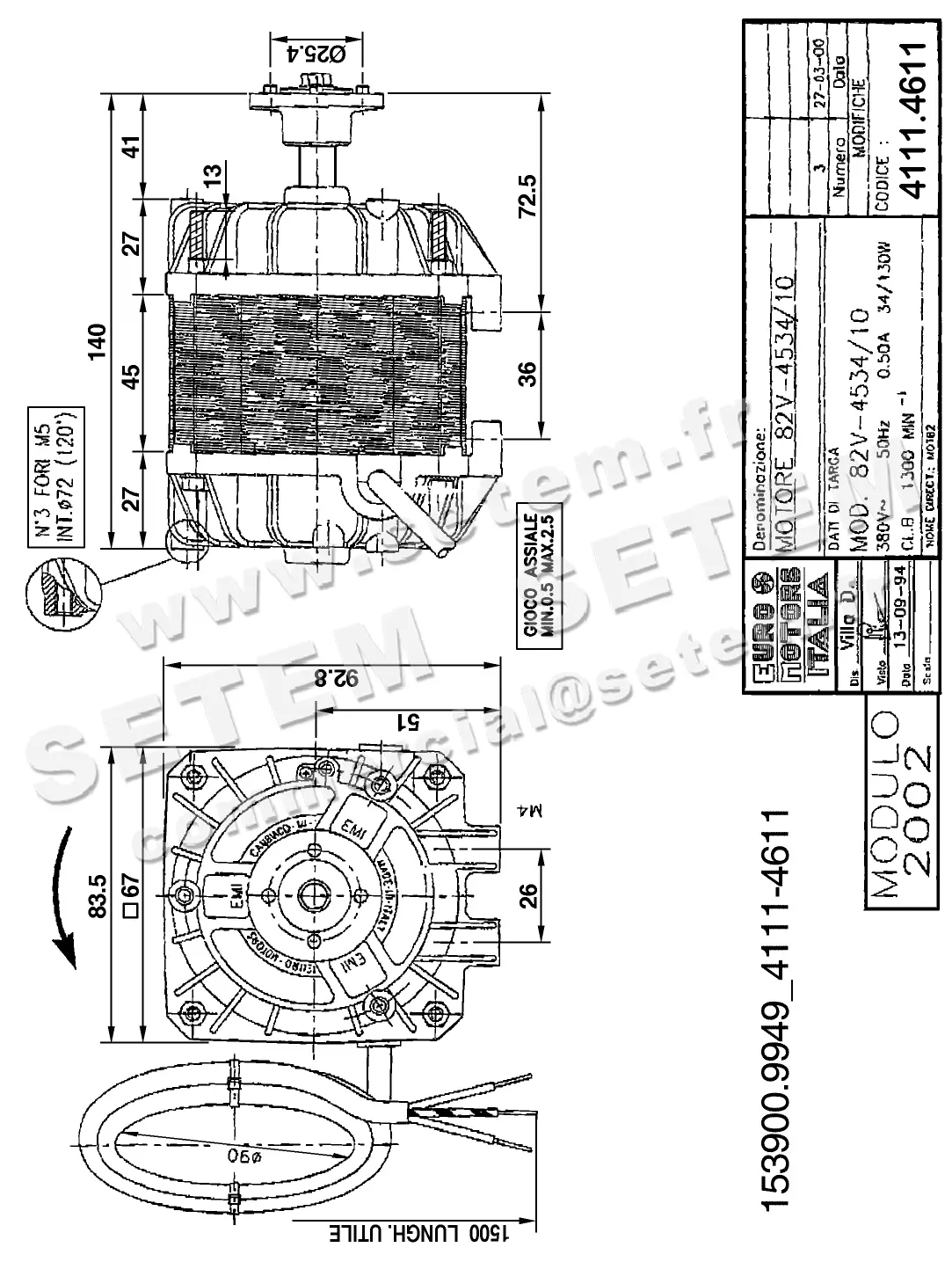 1539009949-MOTEUR EUROMOTORS 82V.4534/10 *4111.4611* 2
