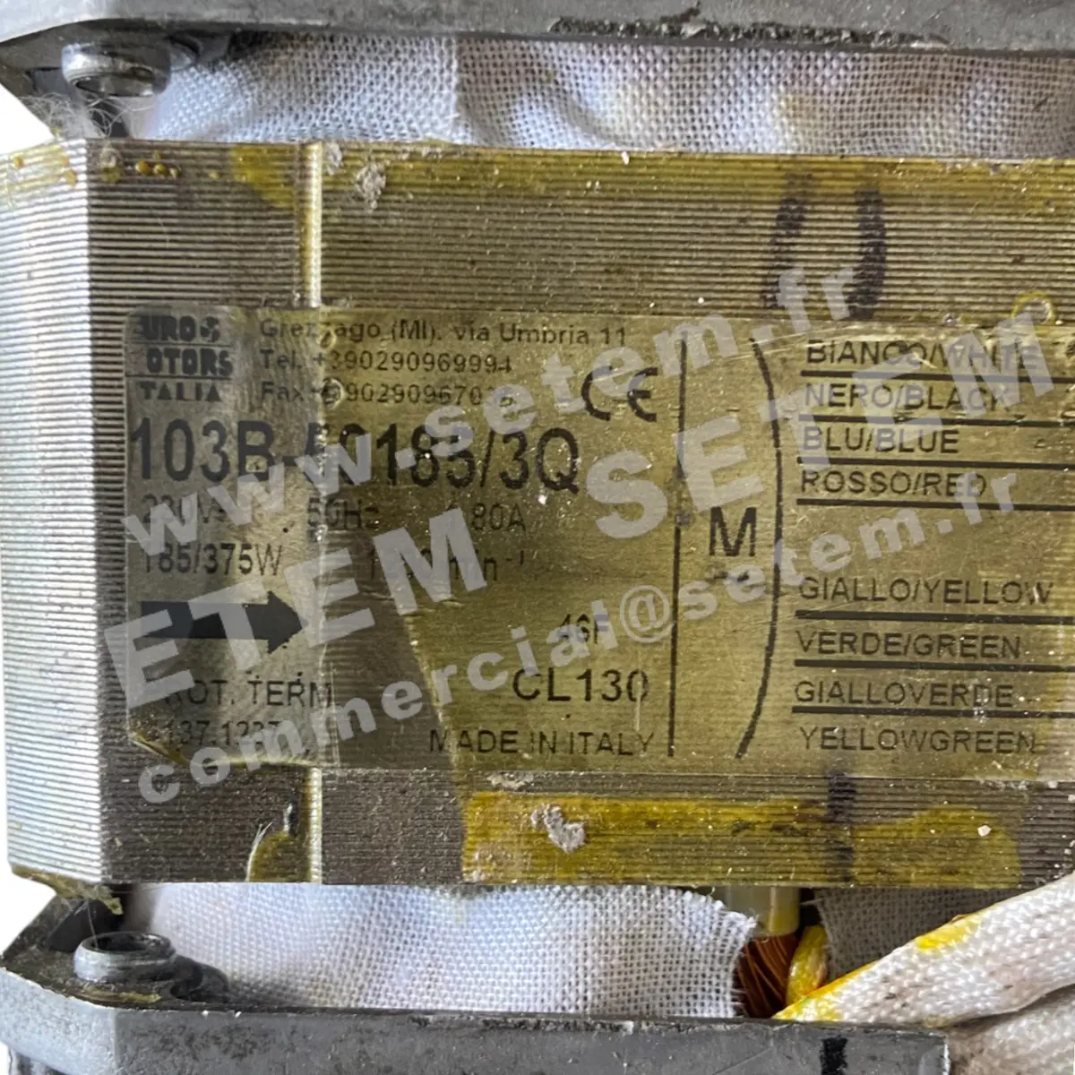 1539009999-MOTEUR EUROMOTORS ITALIA 103B-50185/3Q *4137.1212*