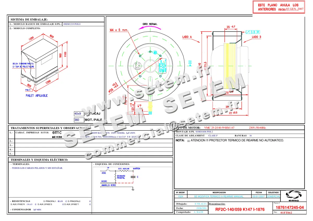 1547000500-MOTOTURBINE EMC RF2C-140/059 *K147I-1876* 2
