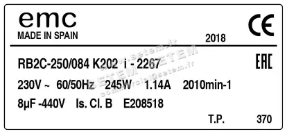 1547001110-MOTOTURBINE EMC RB2C.250/084 *K202I.2267* 2