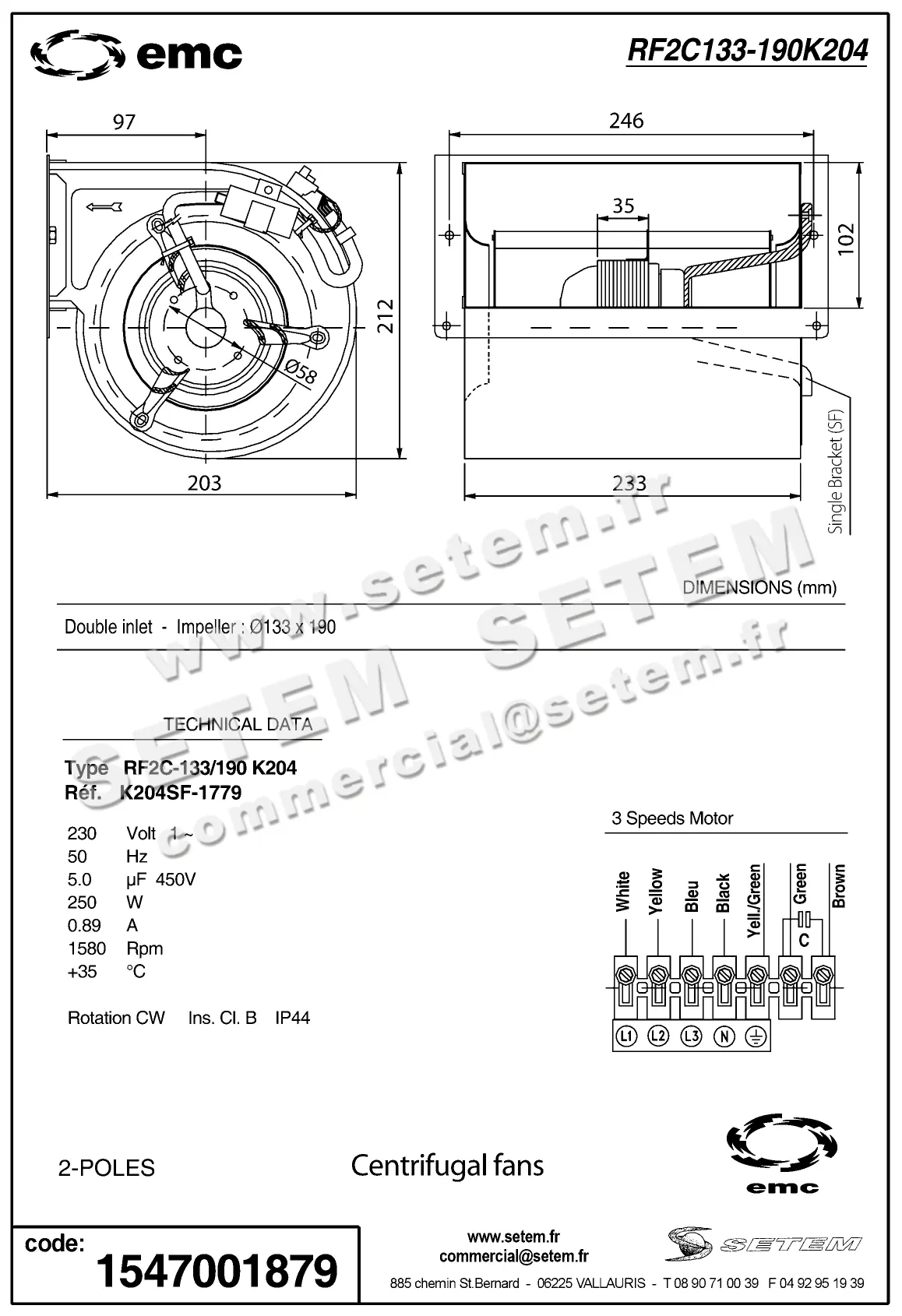 1547001879-VENTILATEUR EMC RF2C-133/190 *K204SF-1779* 2