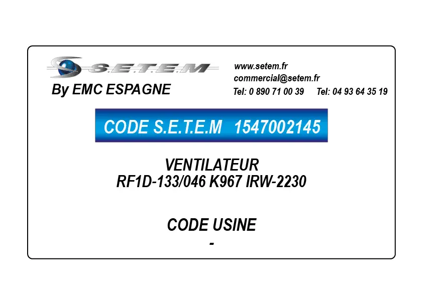 1547002145-VENTILATEUR EMC RF1D-133/046 K967 IRW-2230 2