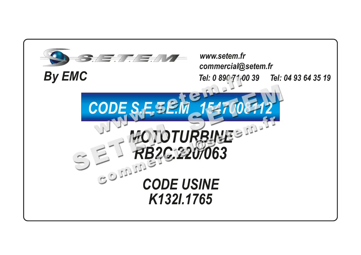 1547008112-MOTOTURBINE EMC RB2C.220/063 *K132I.1765*