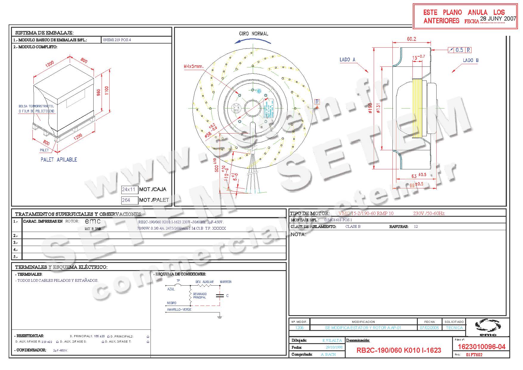 MOTOTURBINE RB2C-190/060 *K010I-1623*