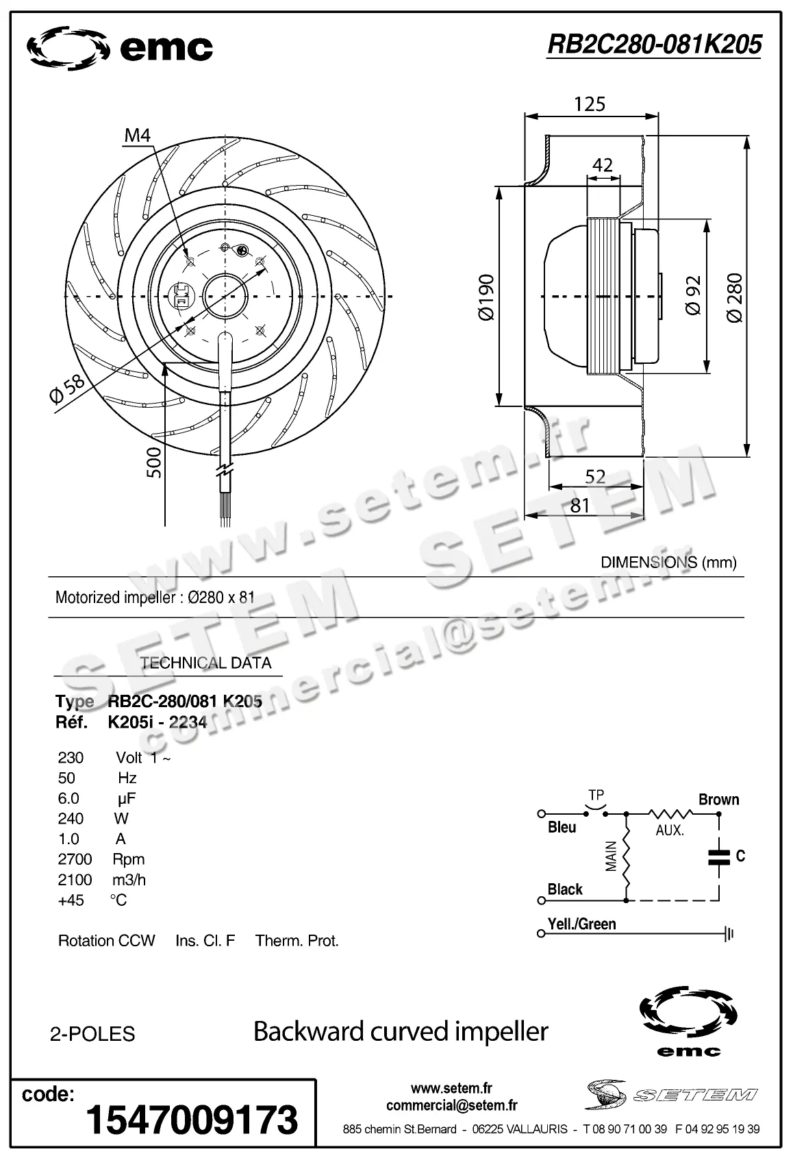 1547009173-MOTOTURBINE EMC RB2C.280/081 *K205I.2234* 2