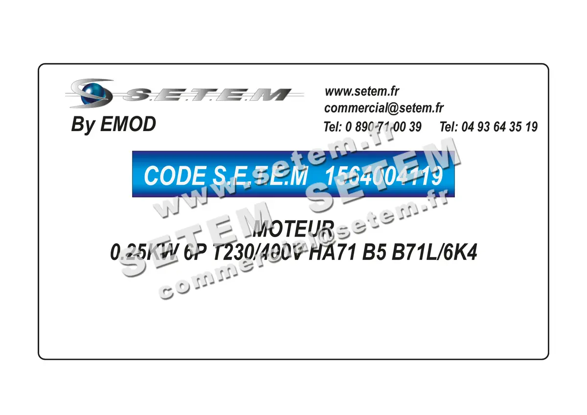 1564004119-MOTEUR EMOD 0.25KW 6P T230/400V HA71 B5 B71L/6K4
