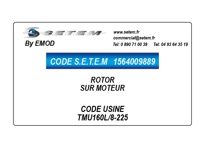 1564009889-ROTOR SUR MOTEUR EMOD TMU160L/8-225