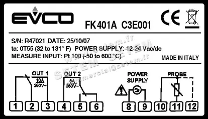 1600000205-REGULATEUR EVCO FK401AC3E 3