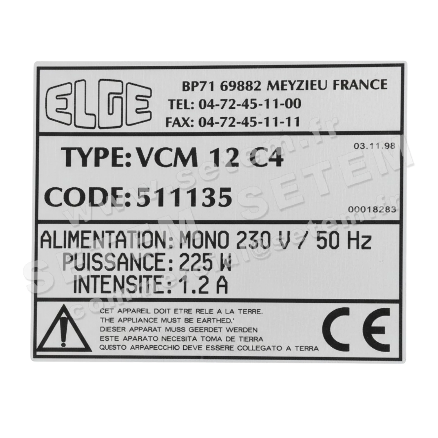 1647002060-CAISSON ELGE VCM12C4 *511135*