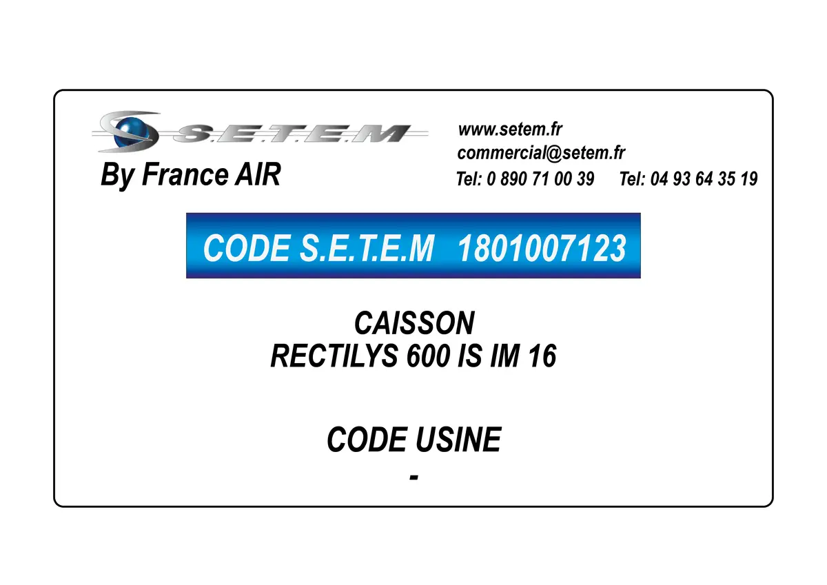 1801007123-CAISSON FRANCEAIR RECTILYS 600 IS IM 16