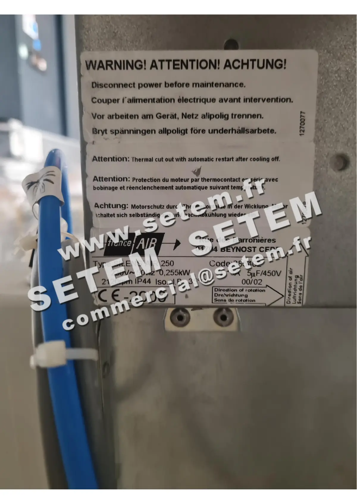 1801008305-CAISSON FRANCEAIR SILENS'AIR C250