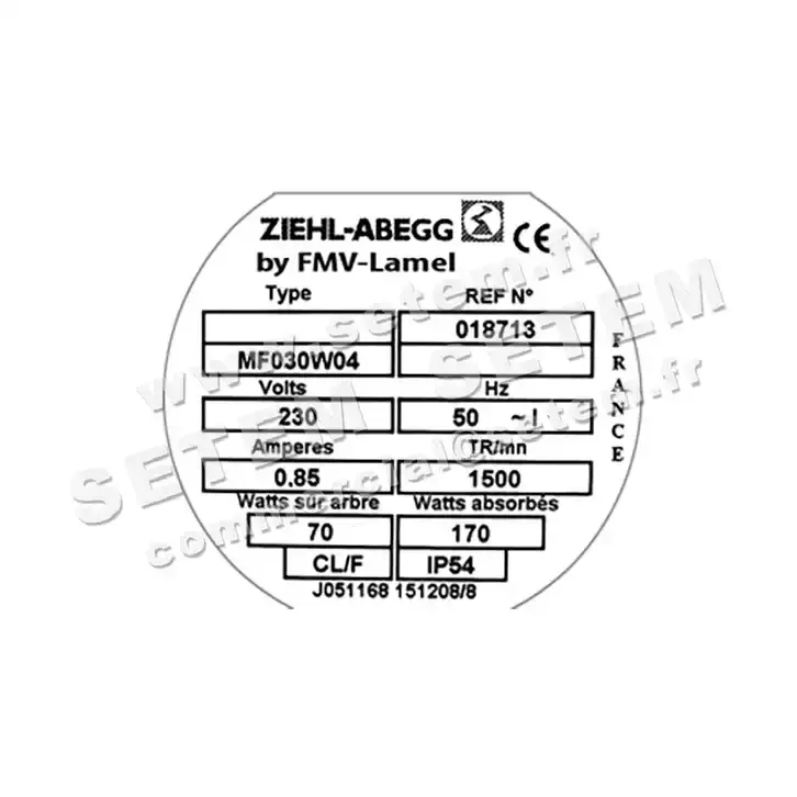 1809000079-MOTEUR FMV MFC30W4 70/170W 4P M230V *18713* 3