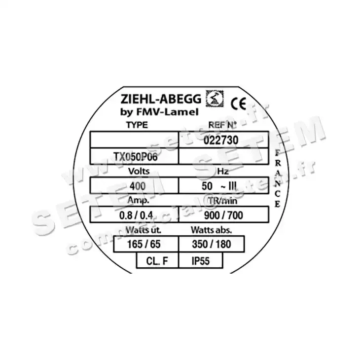 1809000118-MOTEUR FMV TX050P06 *22730* 3
