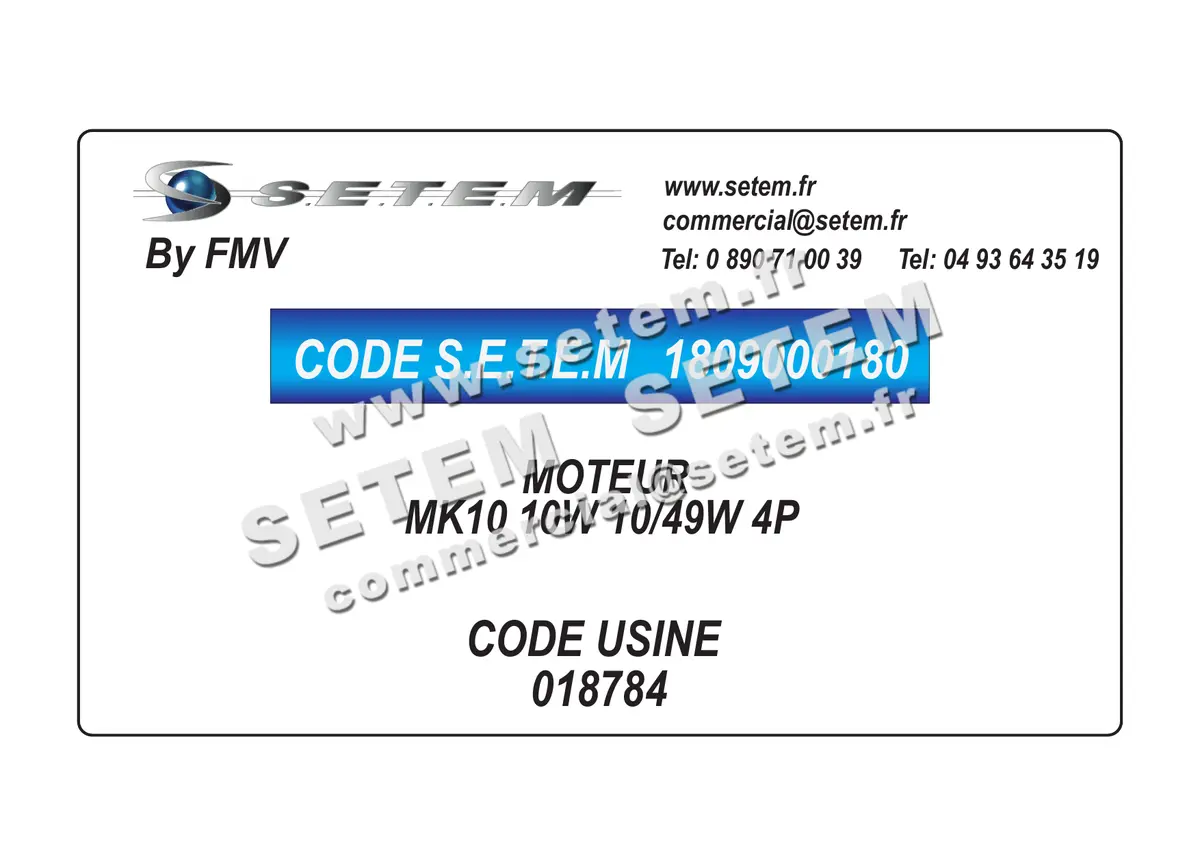 1809000180-MOTEUR FMV MK10 10W 10/49W 4P *18784*