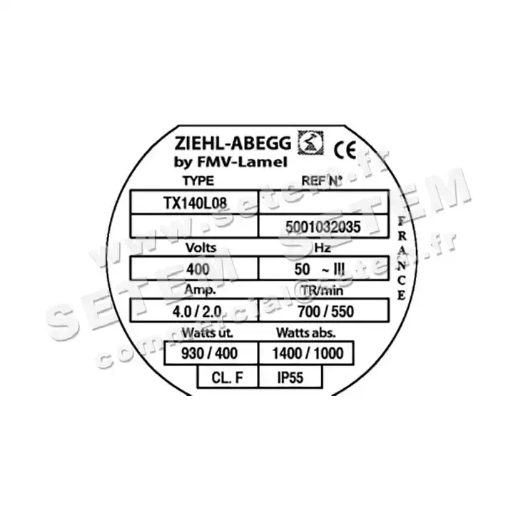 1809000258-MOTEUR FMV TX140L08 *50011032035* 3