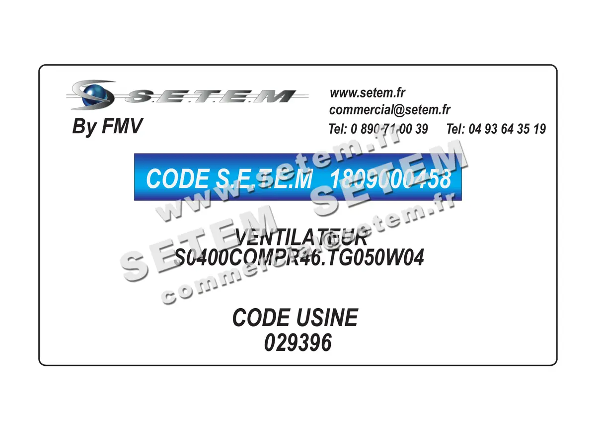 1809000458-VENTILATEUR FMV S0400COMPR46.TG050W04 *29396*