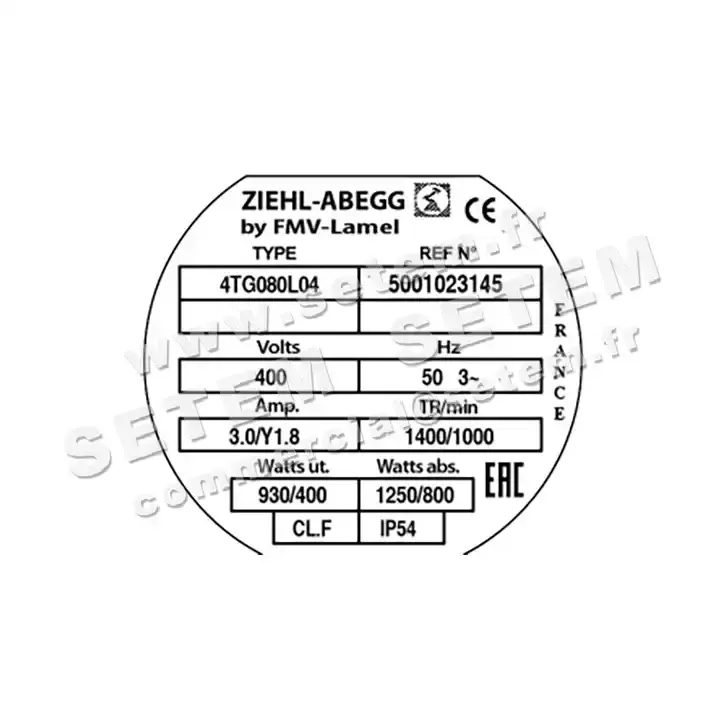 1809001211-MOTEUR FMV 4TG080L04 *5001023145* 3