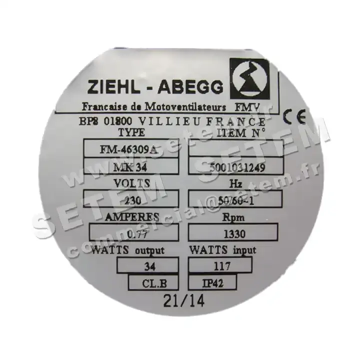 1809001249-MOTEUR FMV MK34 FM.46309A *5001031249* 2