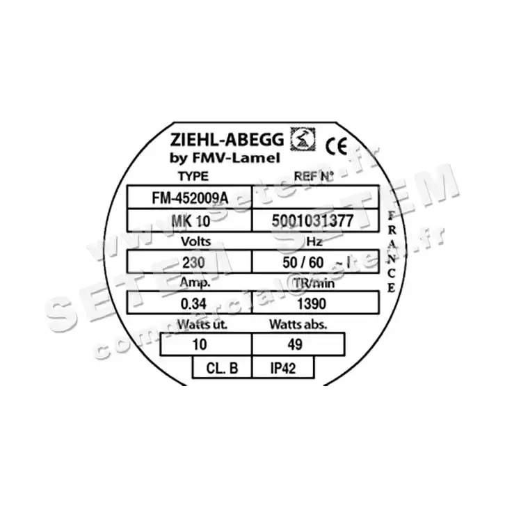 1809001377-MOTEUR FMV MK10 FM.45209A *5001031377* 4