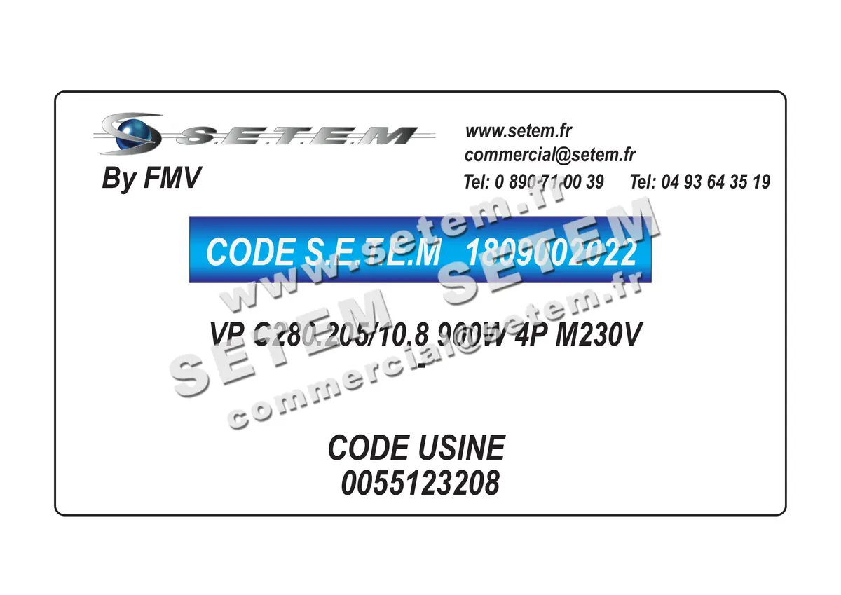 1809002022-MOTO-VENTILATEUR VP C280.205/10.8 900W 4P M230V FMV *0055123208*