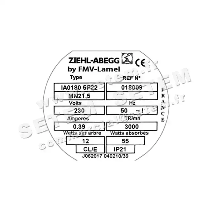 1809002190-VENTILATEUR FMV IA180.5P22.MN21.5 *18009* 3