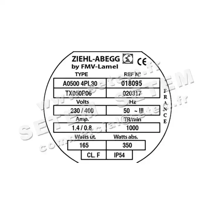1809002235-VENTILATEUR FMV A500PL30.TX50P6 *18095* 2